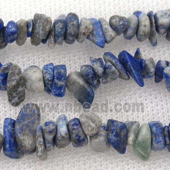 blue Lapis Lazuli beads chip