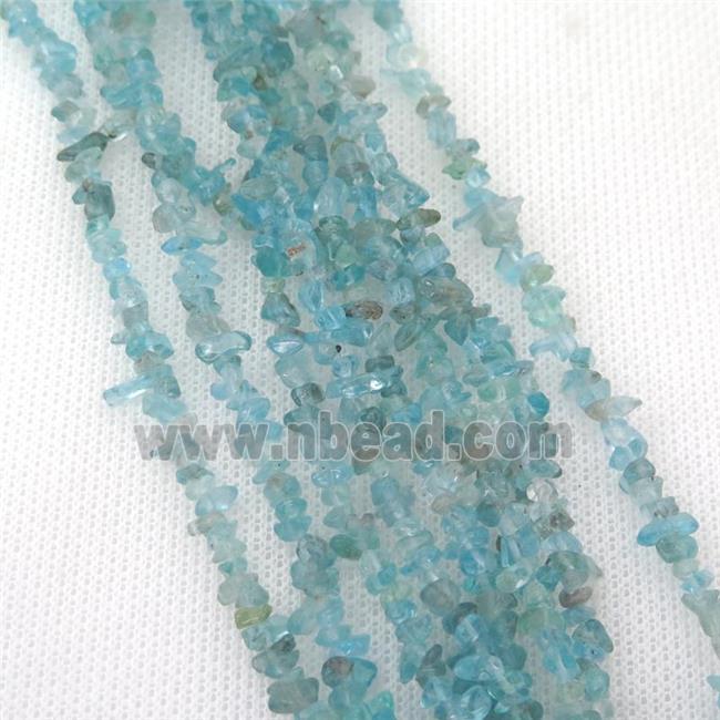 blue Apatite chip beads
