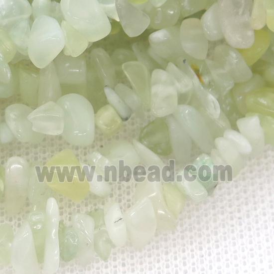 new Mountain Jade chip beads