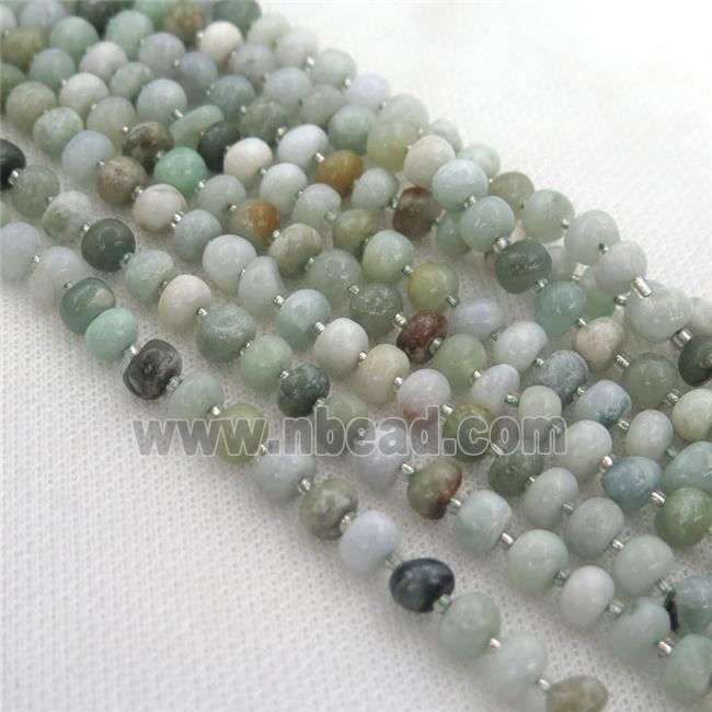 Burman Chrysoprase beads, rondelle