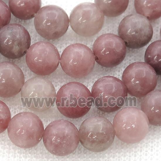 Violet Quartz Beads, round