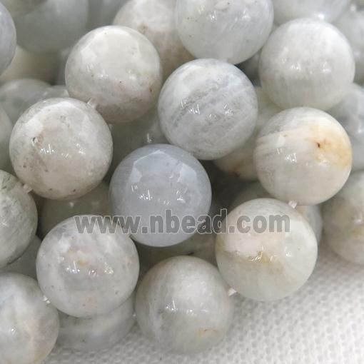 white MoonStone Beads, B-grade
