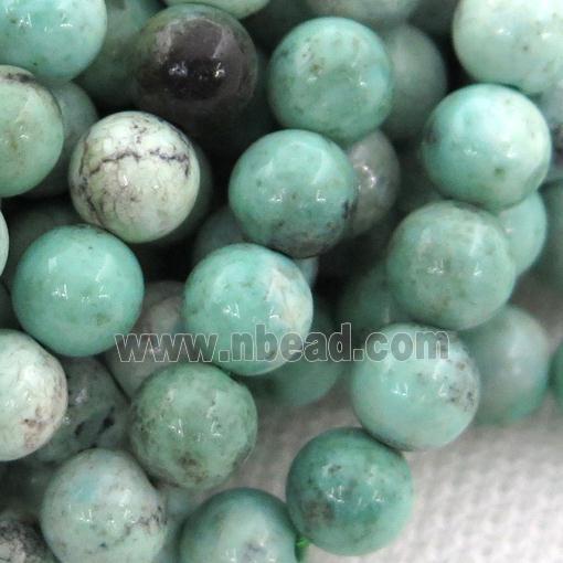 grass Agate Beads, round