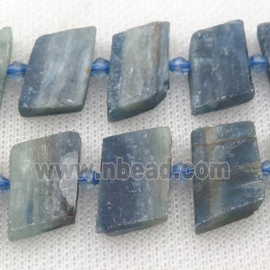 blue Kyanite Beads, rhombic