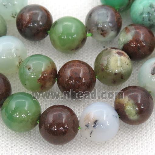 Australian Chrysoprase Beads, round