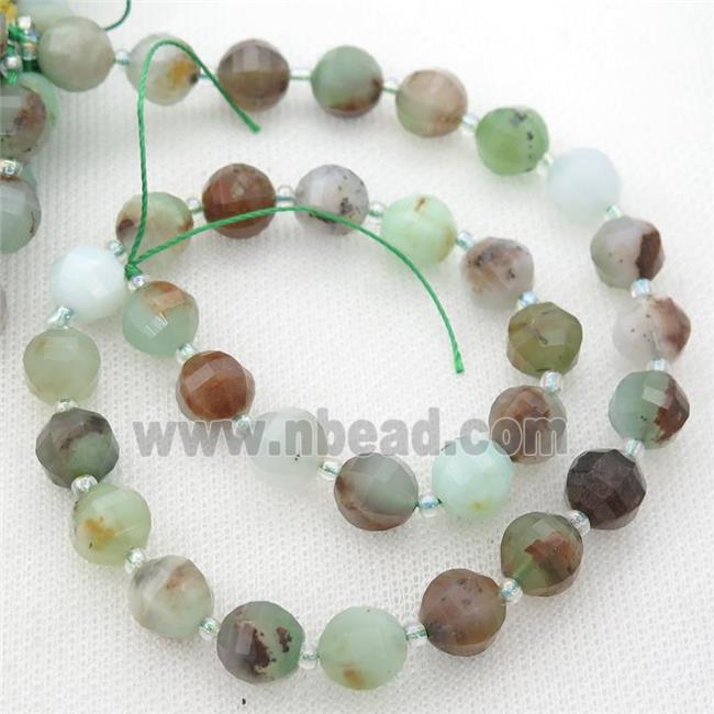 green Australian Chrysoprase lantern Beads