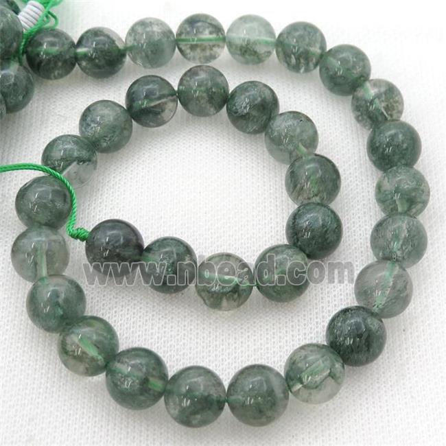 round Green Quartz Beads