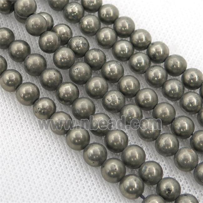 Pyrite Beads, round