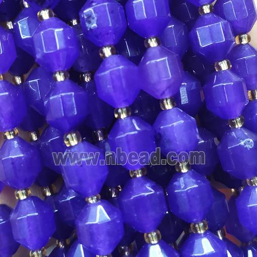 purple Jade bullet beads