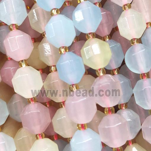 Jade bullet beads, mix color