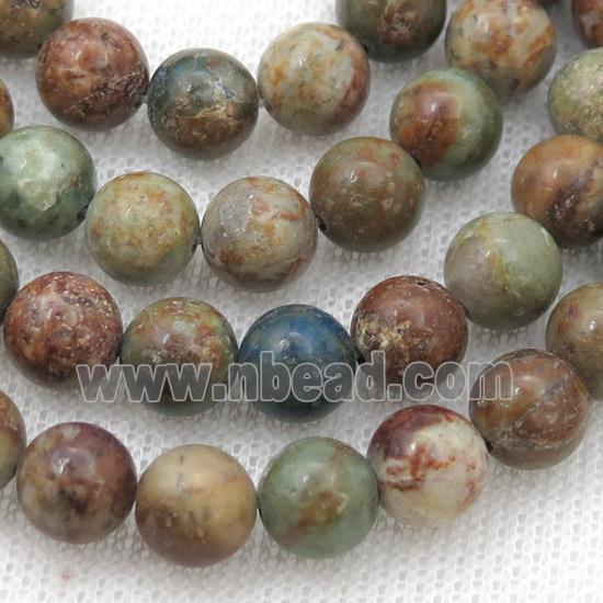 natural Azurite Beads, round