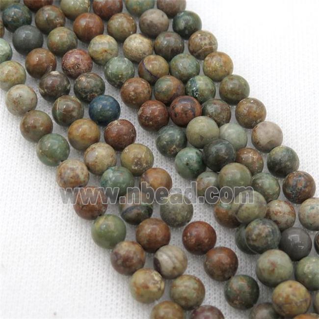 natural Azurite Beads, round