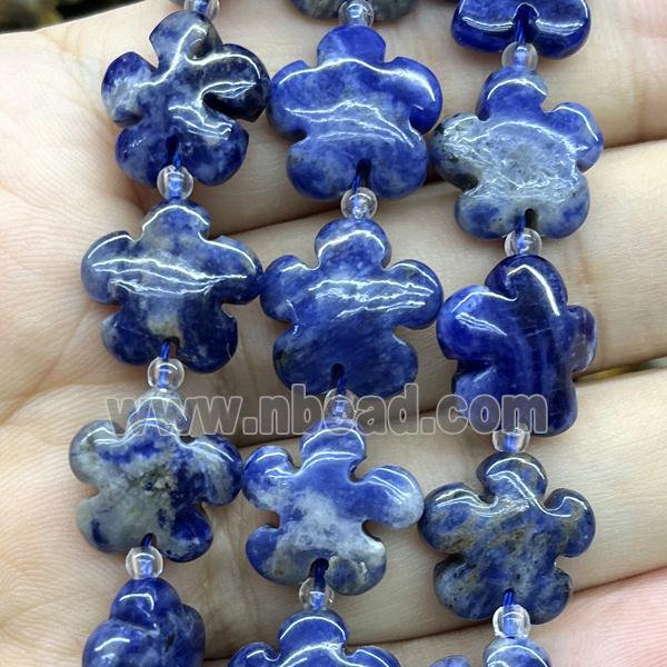 Lapis Lazuli flower beads