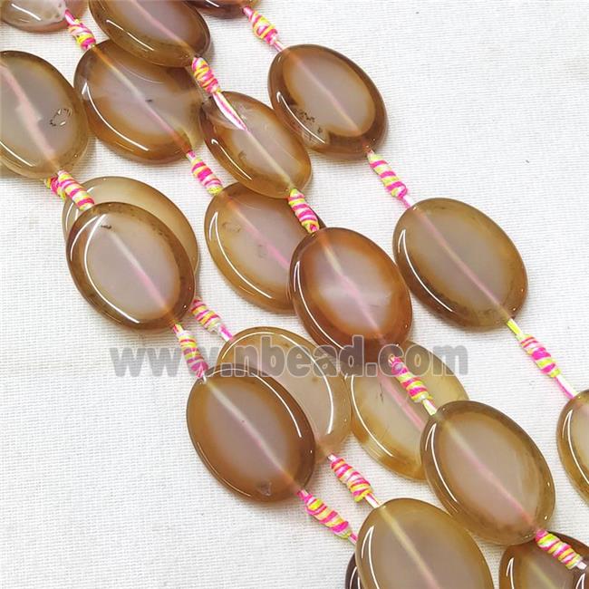 natural Agate Oval Beads