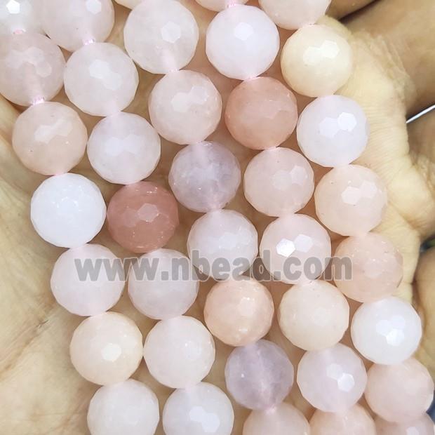 natural Pink Aventurine Beads faceted round