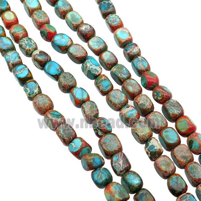 Multicolor Imperial Jasper Beads Freeform