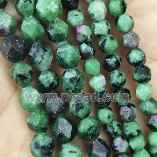 Ruby Zoisite Beads Cut Round