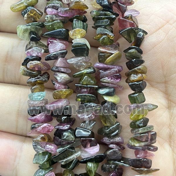 Tourmaline Chip Beads Freeform Multicolor