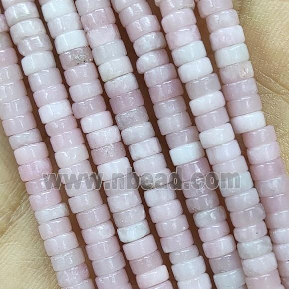 Pink Chinese Opal Heishi Beads