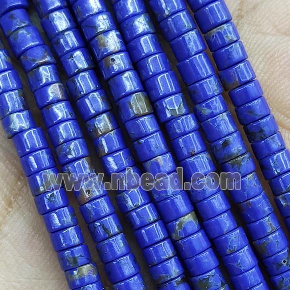 Blue Lapis Heishi Beads