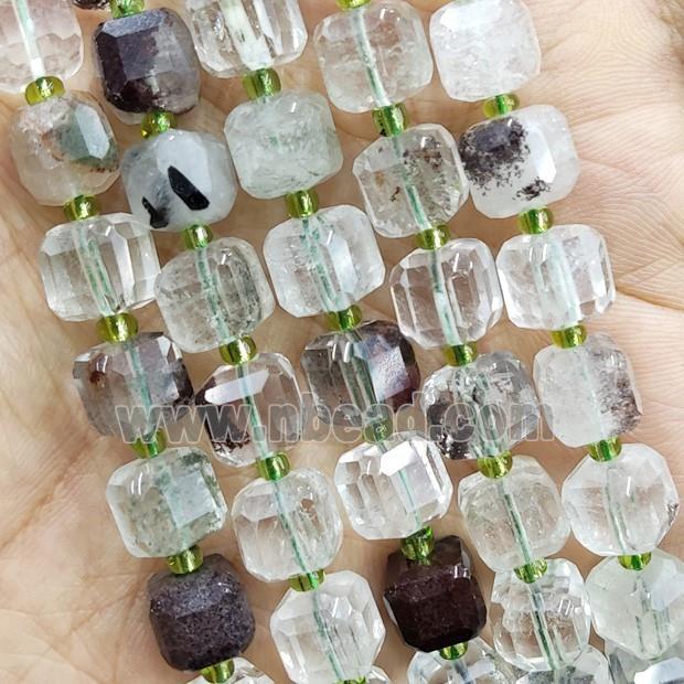 Chlorite Beads Faceted Cube