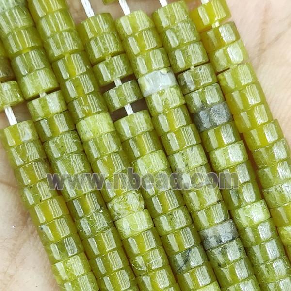 Olive Chrysoprase Heishi Beads