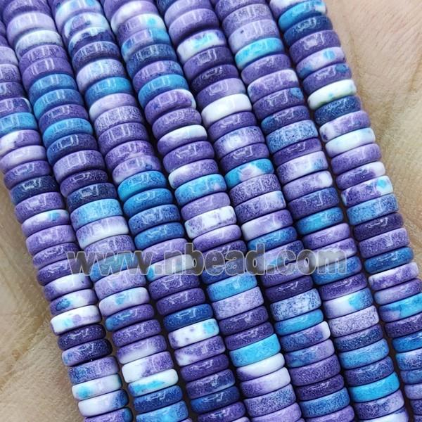 Rainforest Stone Heishi Beads Lavender