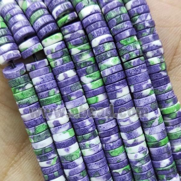 Rainforest Stone Heishi Beads Purple
