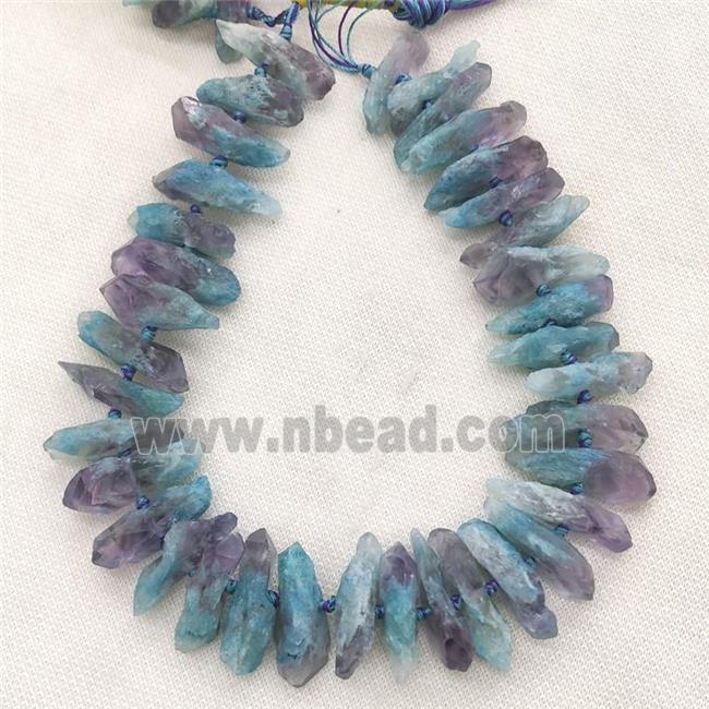 Amethyst Beads Freeform Dye