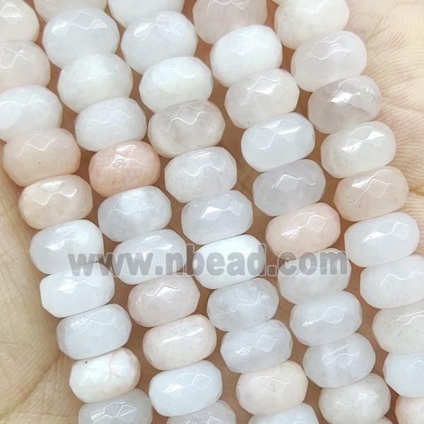 Pink Aventurine Beads Faceted Rondelle