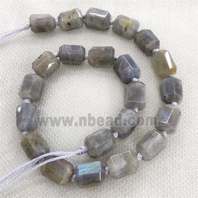 Labradorite Column Beads Faceted