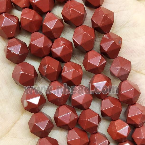 Red Jasper Beads Starcut Round