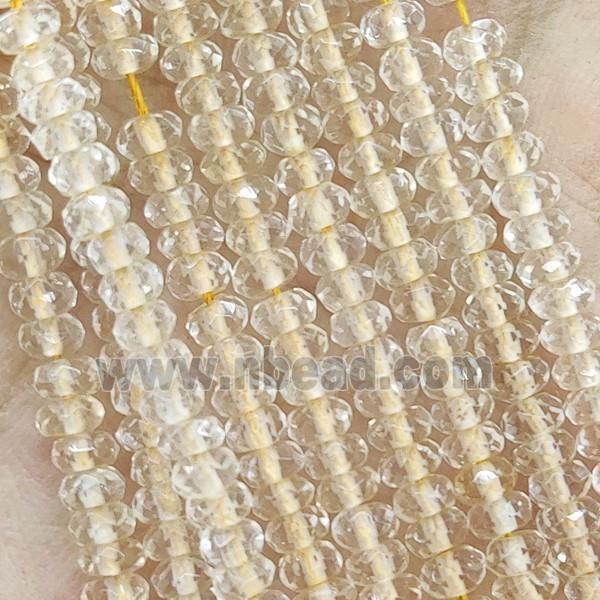 Citrine Beads Yellow Faceted Rondelle