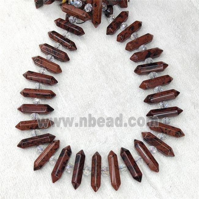 Autumn Jasper Bullet Beads