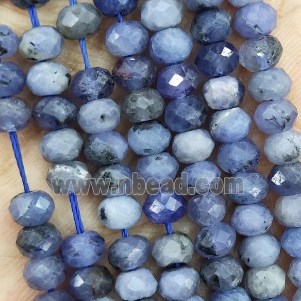 Natural Tanzanite Beads Blue Faceted Rondelle
