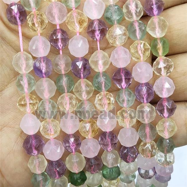 Mix Gemstone Beads Cut Round