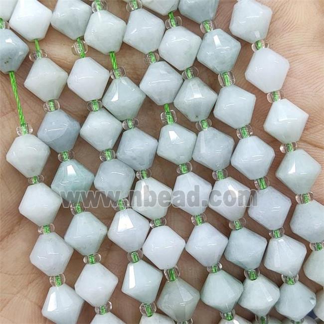 Burmese Chrysoprase Bicone Beads