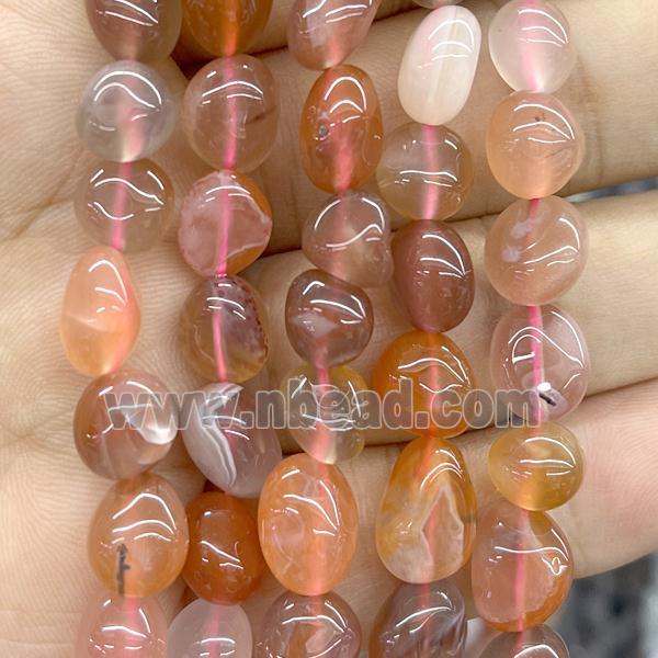 Natural Red Carnelian Agate Chip Beads Freeform