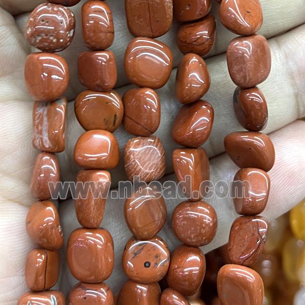 Natural Red Jasper Chip Beads Freeform