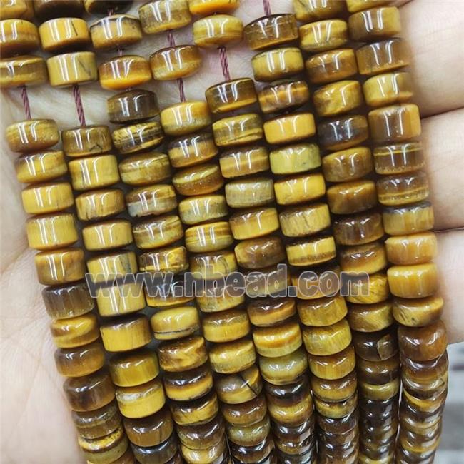 Natural Tiger Eye Stone Beads Rondelle