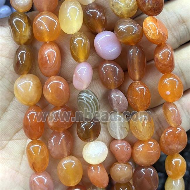 Natural Red Carnelian Agate Chips Beads Freeform