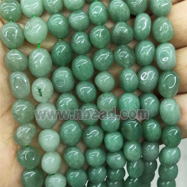 Natural Green Aventurine Chips Beads Freeform