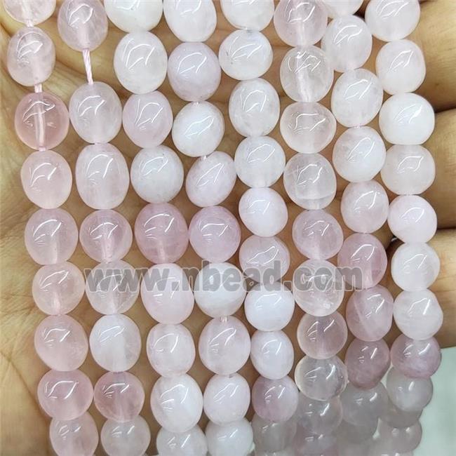Natural Pink Rose Quartz Chips Beads Freeform Polished
