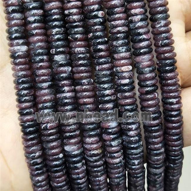 Natural Garnet Heishi Beads DarkRed