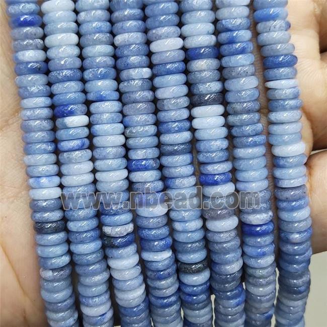 Natural Blue Aventurine Heishi Beads