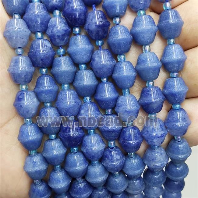 Natural Blue Aventurine Beads Bicone