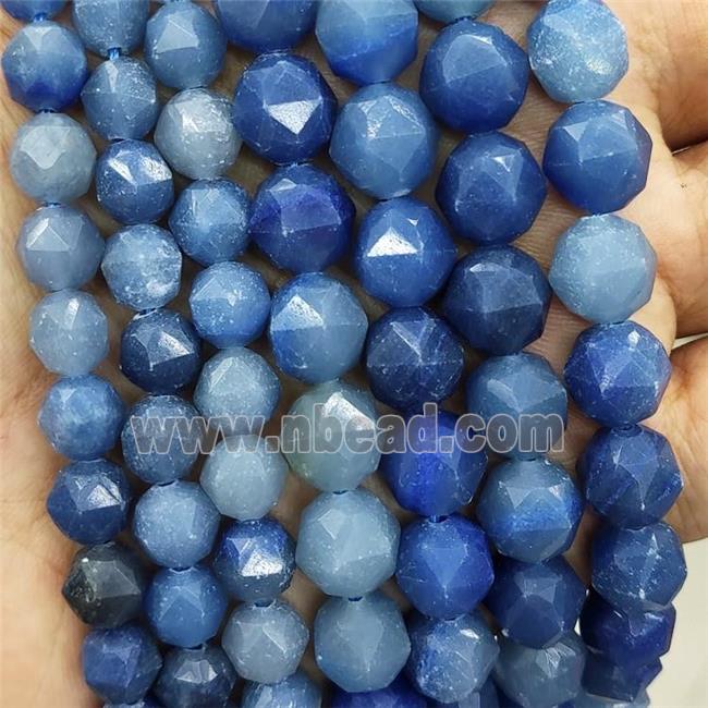 Blue Aventurine Beads Cut Round