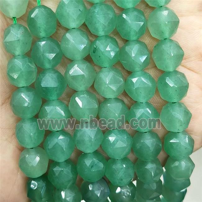 Natural Green Aventurine Beads Cut Round