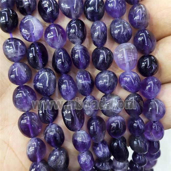 Natural Amethyst Beads Chips Purple Freeform