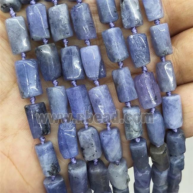 Natural Tanzanite Beads Blue Column